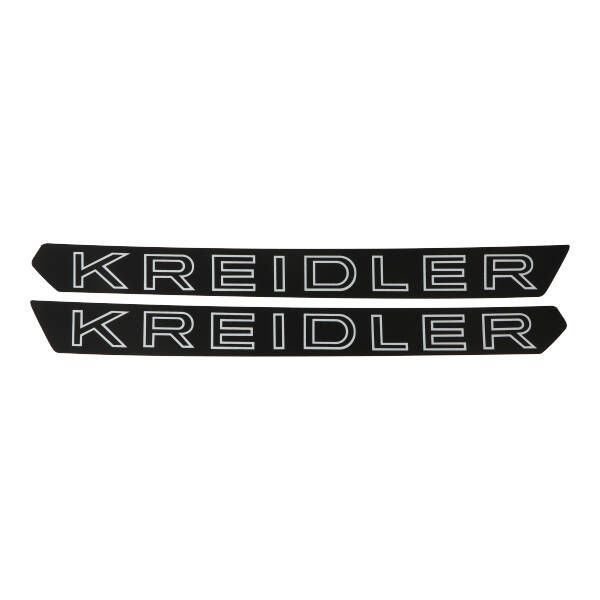 Stickerset benzinetank 1973-1975 zwart/wit voor Kreidler