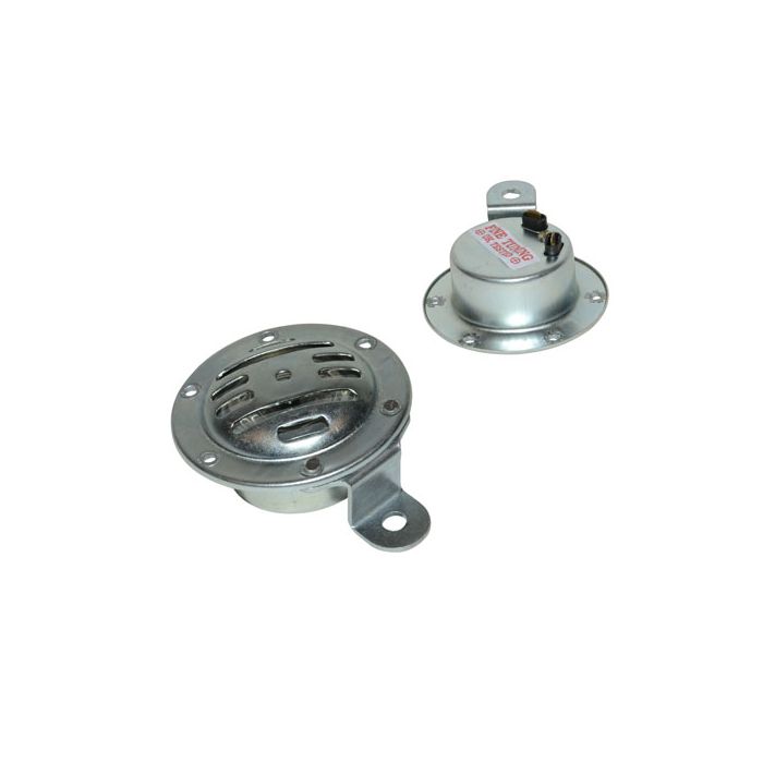 Claxon 6v wissel ac 74mm aluminium tomos, kreidler, puch, sachs, zundapp voor Kreidler