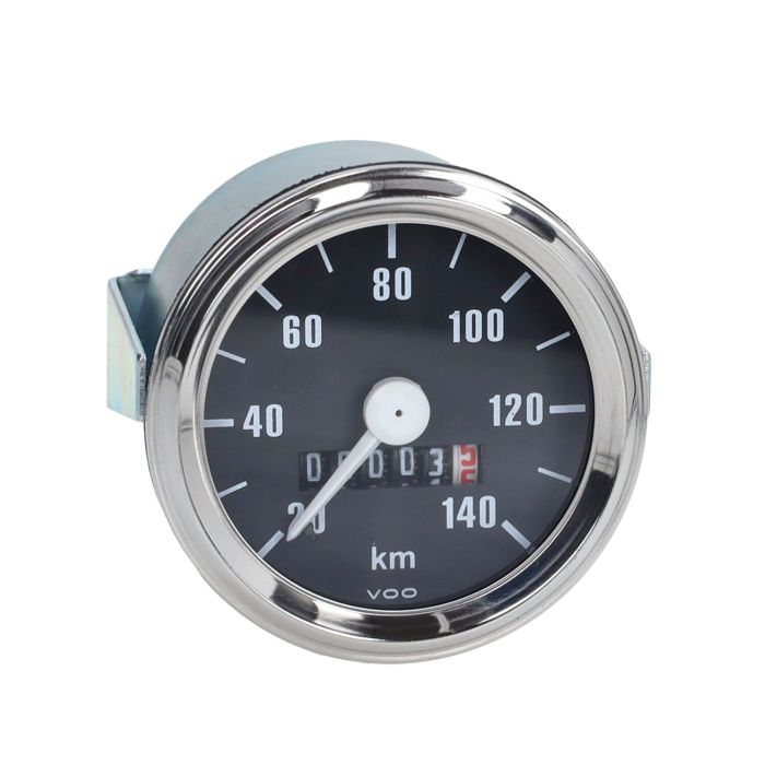 Km tellerklok 140km/u 60mm zwart puch, zundapp voor Kreidler