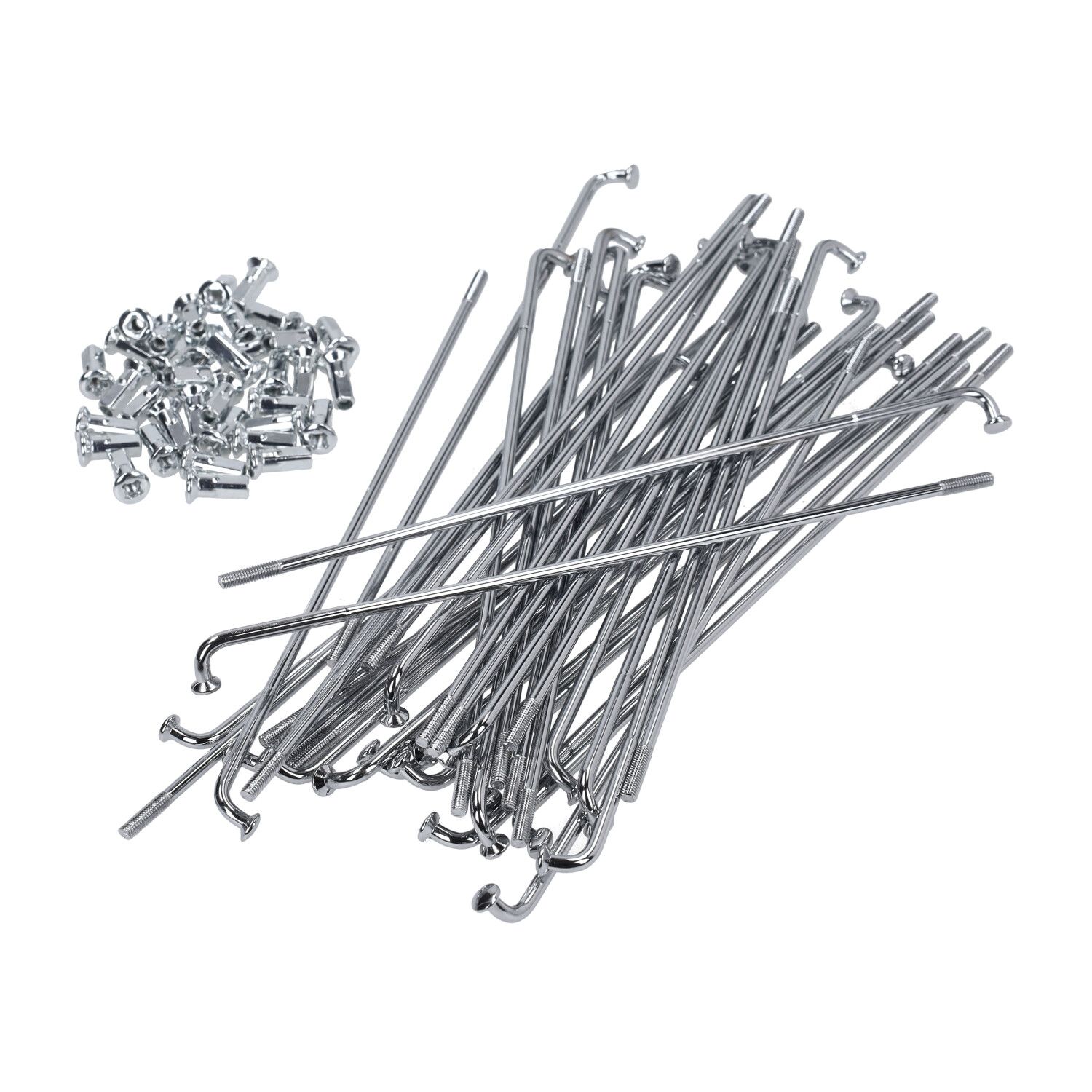 Spaakset kleine naaf 183mm chroom 36pcs voor Kreidler