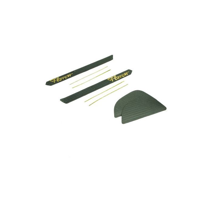 Rubber set benzinetank + emblemen 1973-1974 voor Kreidler