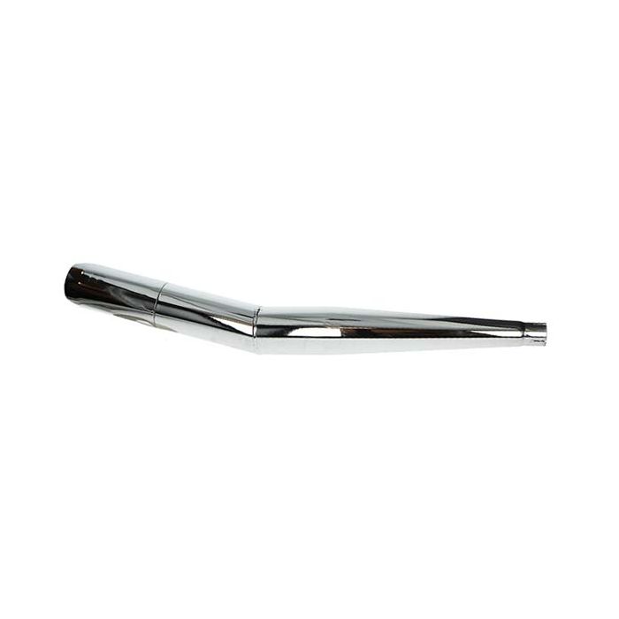 Uitlaat jamarcol + knik (made in EU) let op kleine aanpassing 28mm chroom voor Kreidler