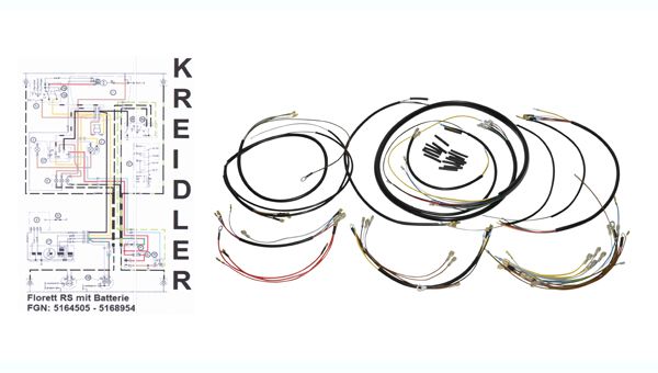 Kabelboom mod+ knipperlicht voor Kreidler