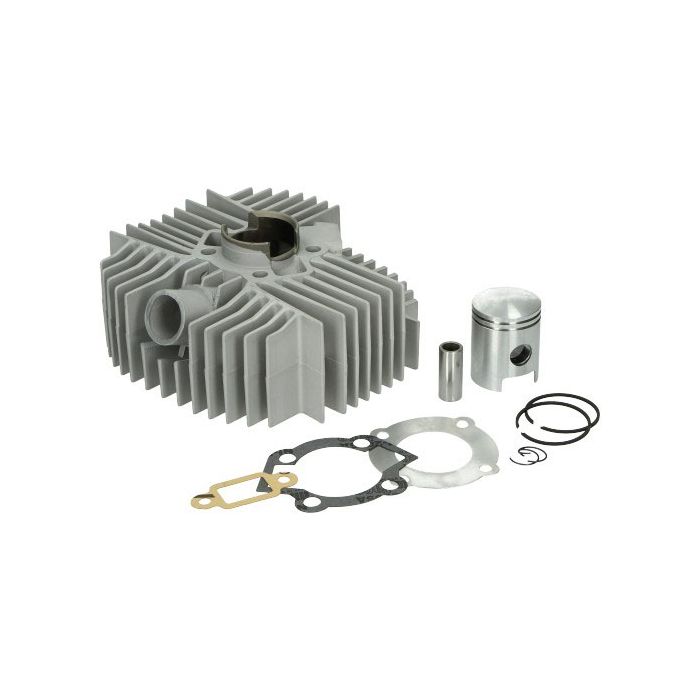 Cilinder aluminium nikasil w6 schuine inlaat 44mm voor Kreidler