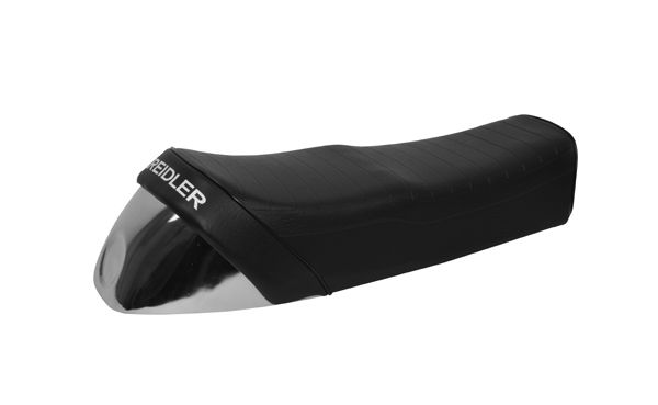 Buddyseat (made in EU) Kreidler centin zwart/chroom voor Kreidler