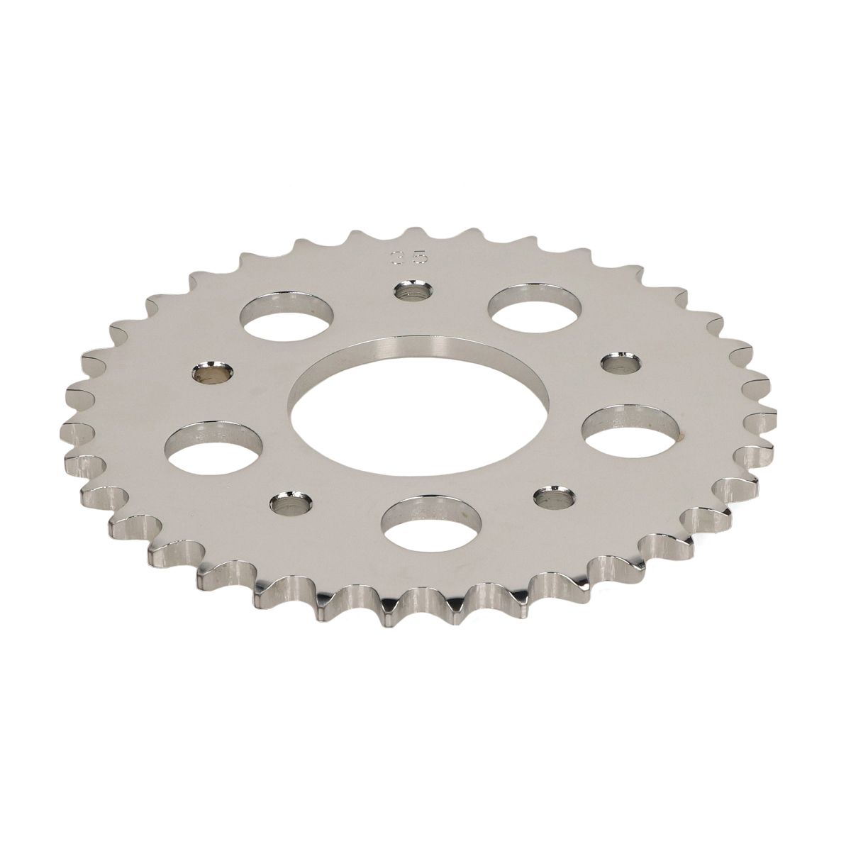Achterkettingwiel 35t 1/4 chroom kreidler - Kreidler onderdeel