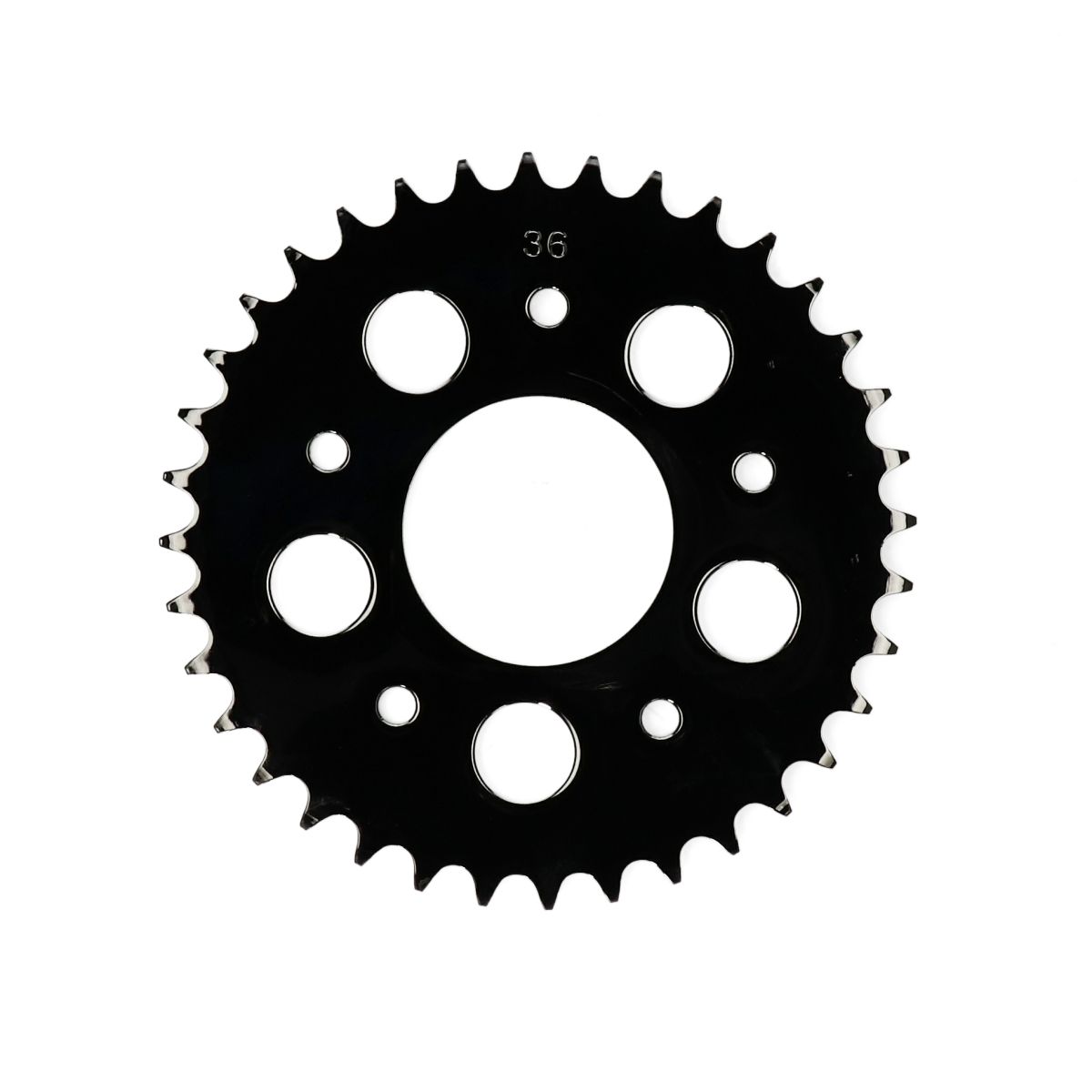 Achterkettingwiel 36t 3/16 chroom voor Kreidler