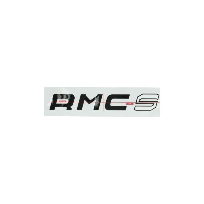 Sticker rmc-s zwart/wit voor Kreidler