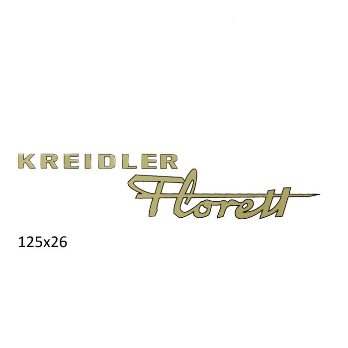 Sticker goud florett voor Kreidler