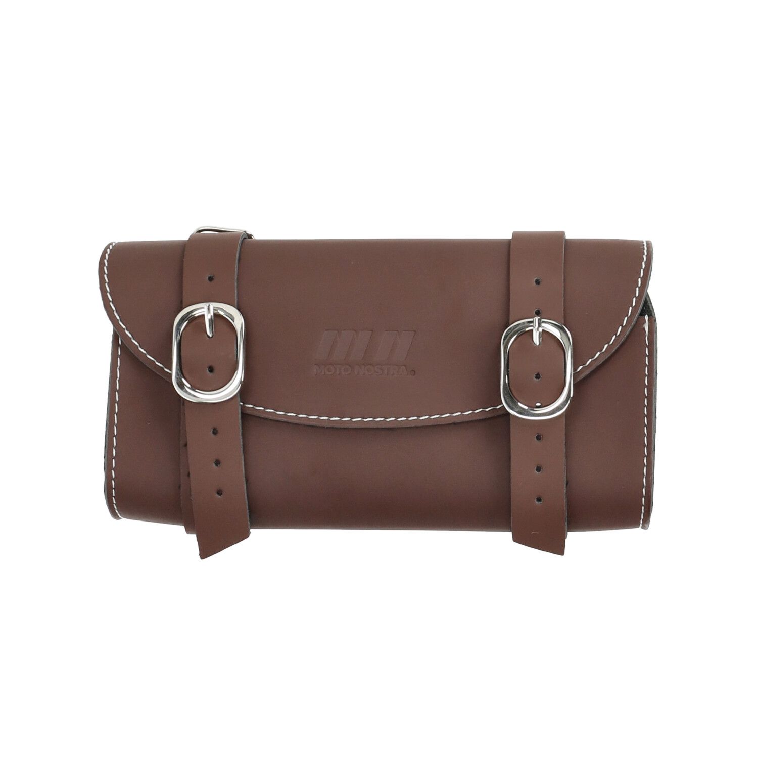 Gereedschaptas Moto-Nostra zadeltas stuurtas bruin bromfiets, bromfiets vespa, camino, kreidler, puch, puch maxi, zundapp voor Kreidler